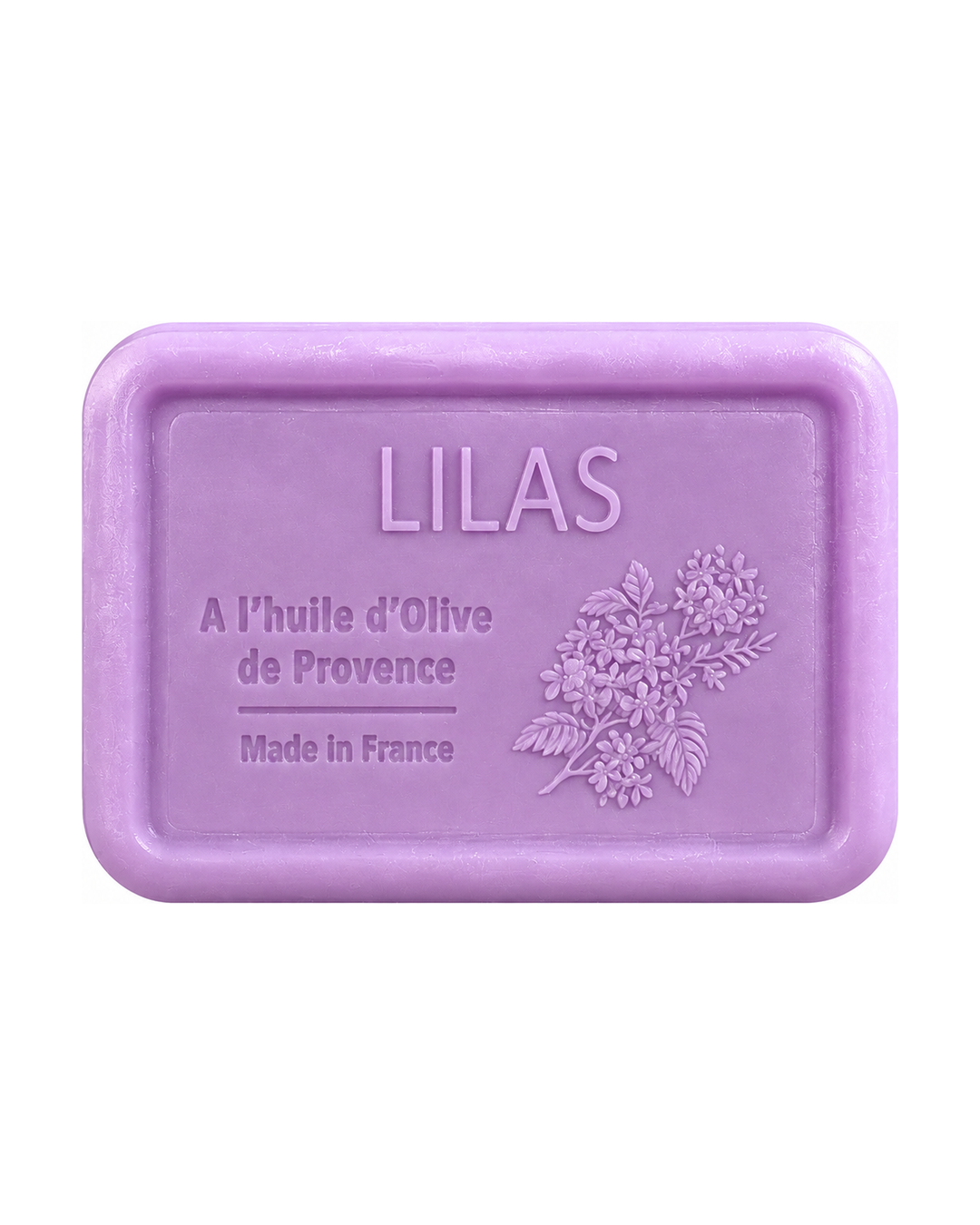 Savon à l’huile d’olive de Provence 120 g, au parfum de Lilas, signé Esprit Provence et enrichi en huile d’amande douce ainsi qu’en beurre de karité bio.