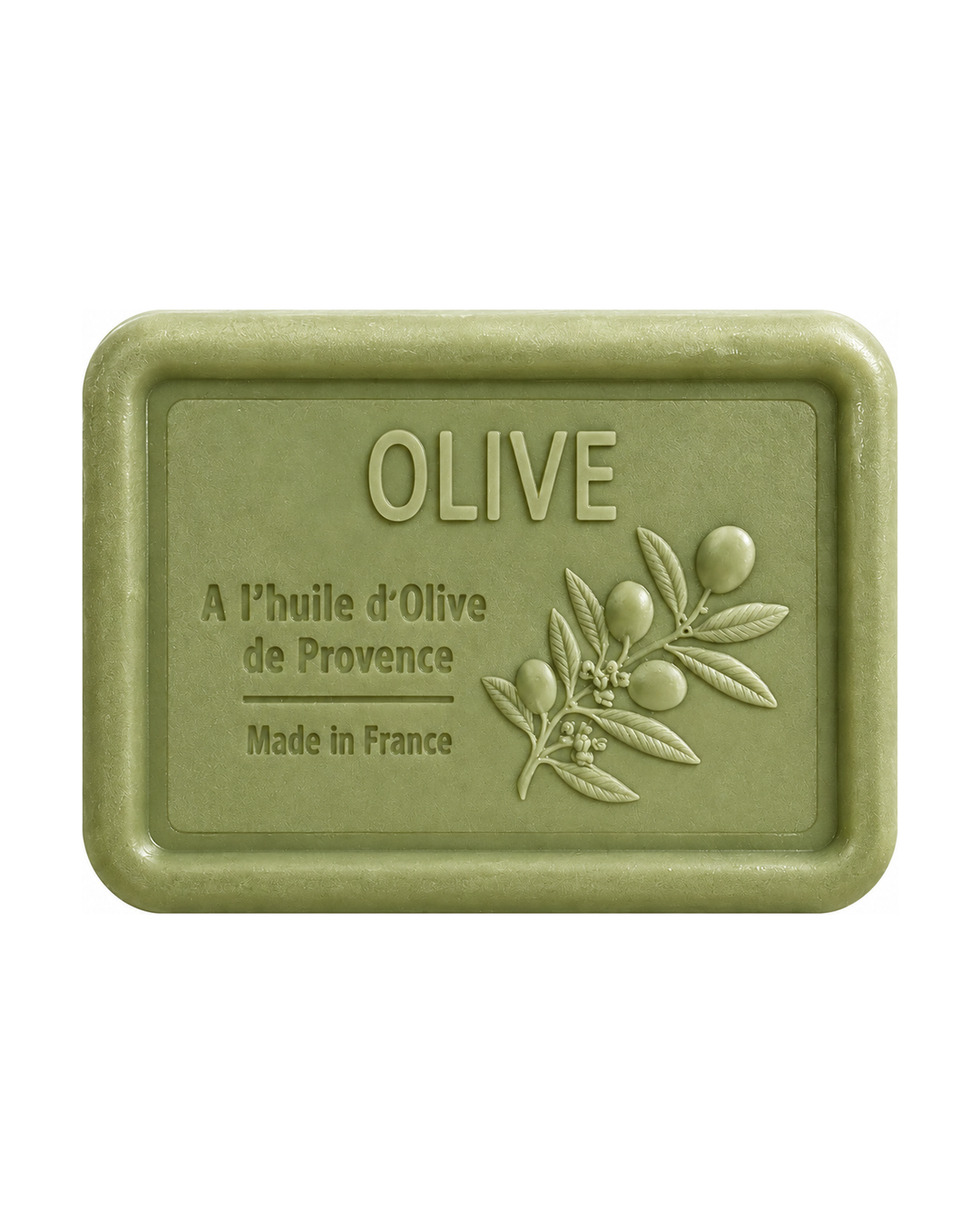 Savon à l’huile d’olive de Provence 120 g, au parfum d’Olive, signé Esprit Provence et enrichi en huile d’amande douce ainsi qu’en beurre de karité bio.