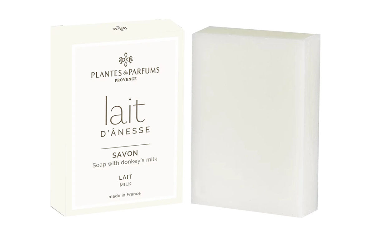 Savon enrichi au lait d’ânesse parfum “Lait” 100g