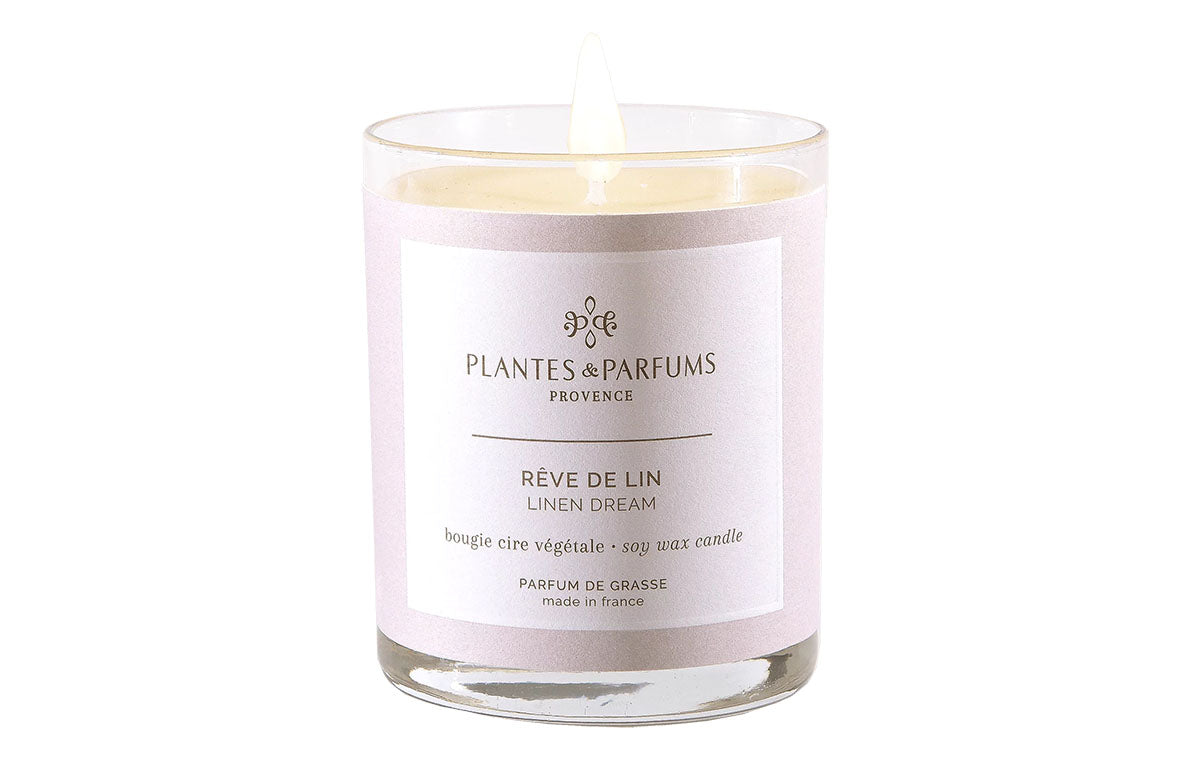 Bougie soja 180g “Rêve de lin”