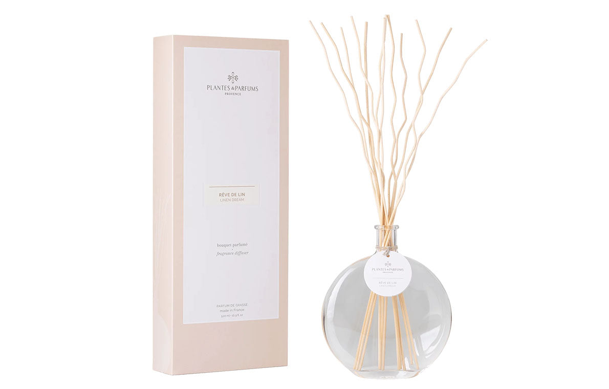 Bouquet parfumé prestige 500ml “Rêve de lin”