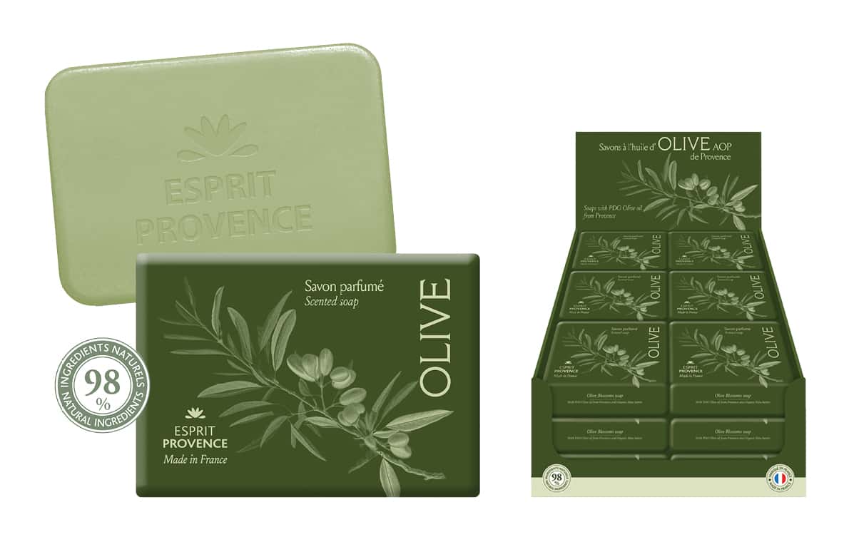 Collection Olive - Savon 140 g à l'huile d'Olive Papier