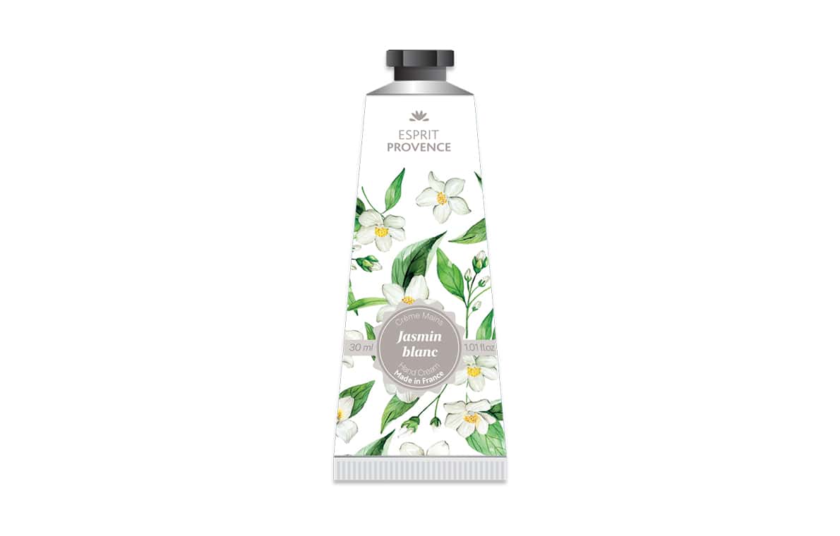 Crème mains 30 ml à l'huile d'Amande douce de Provence - Jasmin blanc