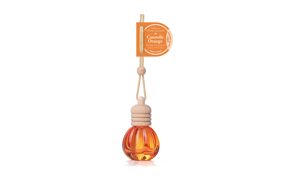 Diffuseur d'huile essentielle à suspendre 12 ml - Cannelle Orange