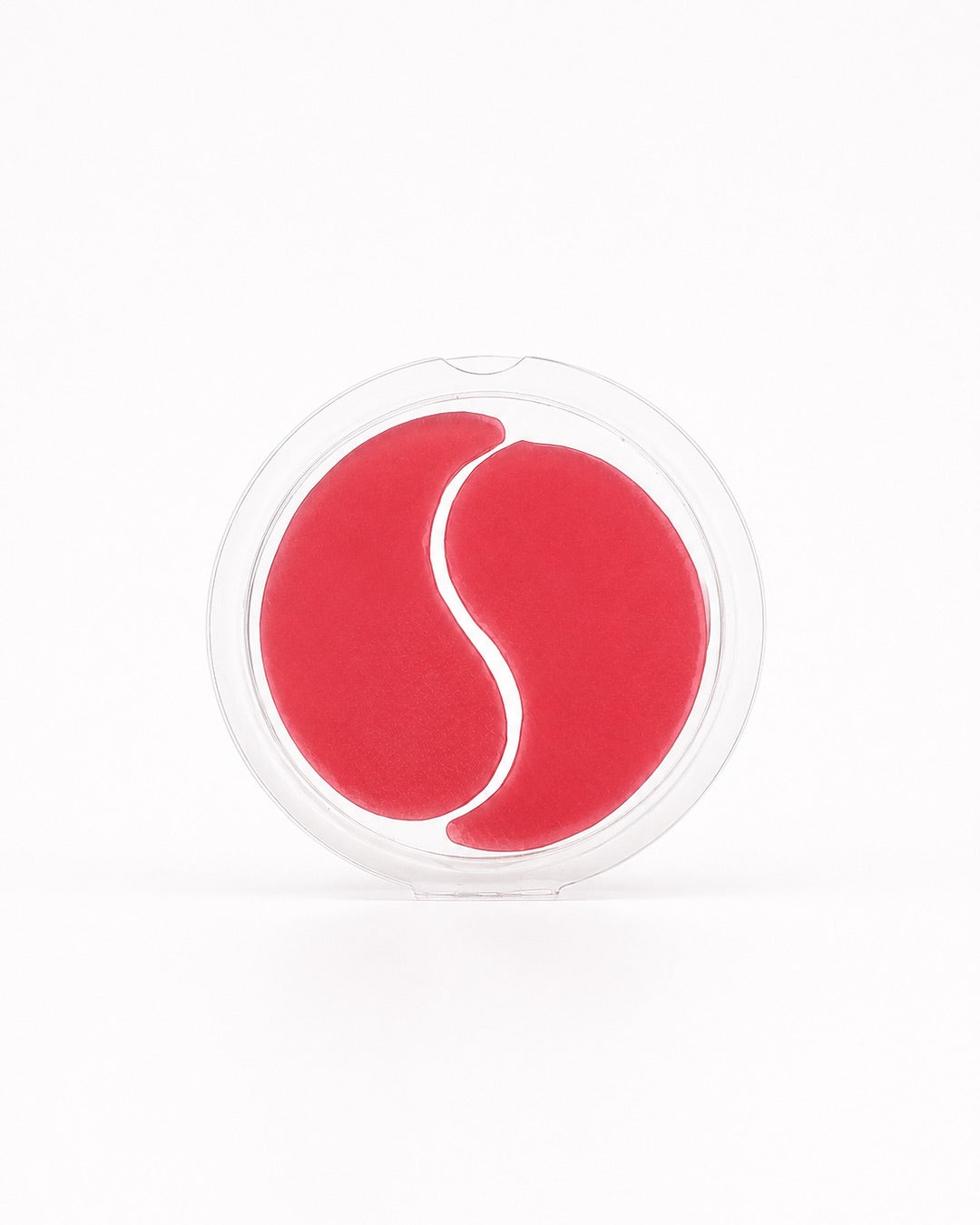 Masque rose de patchs hydratants contour des yeux hydrogel Kuromi Sanrio à l'acide hyaluronique, photo du produit à l'intérieur de l'emballage ouvert.