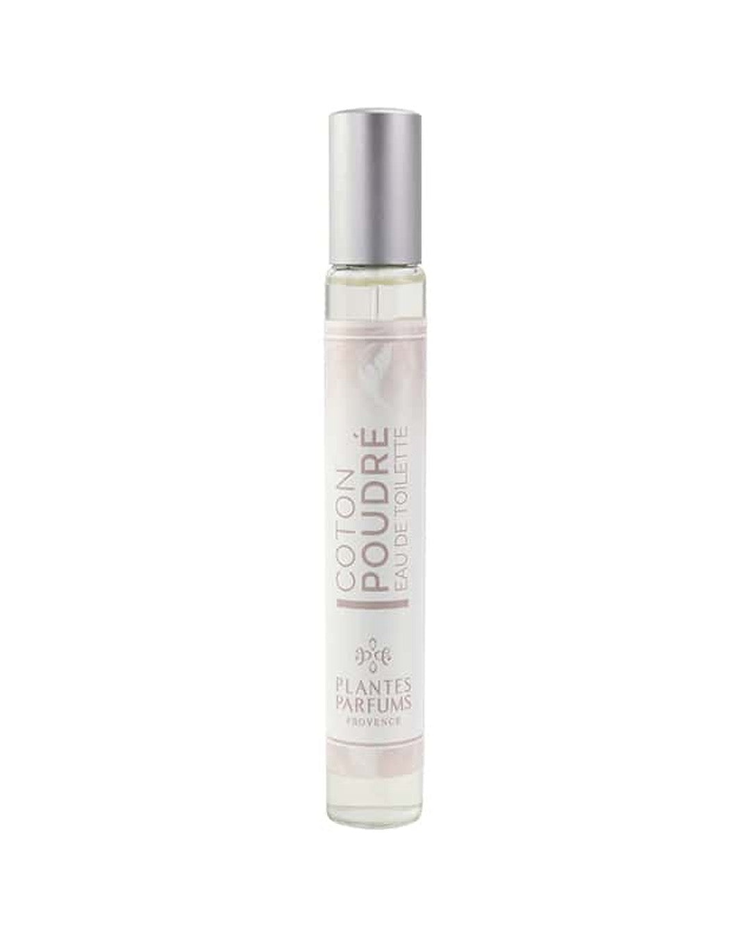 Eau de toilette format voyage vaporisateur 30 ml, fragrance Coton Poudré de Plantes & Parfums au parfum de Grasse.
