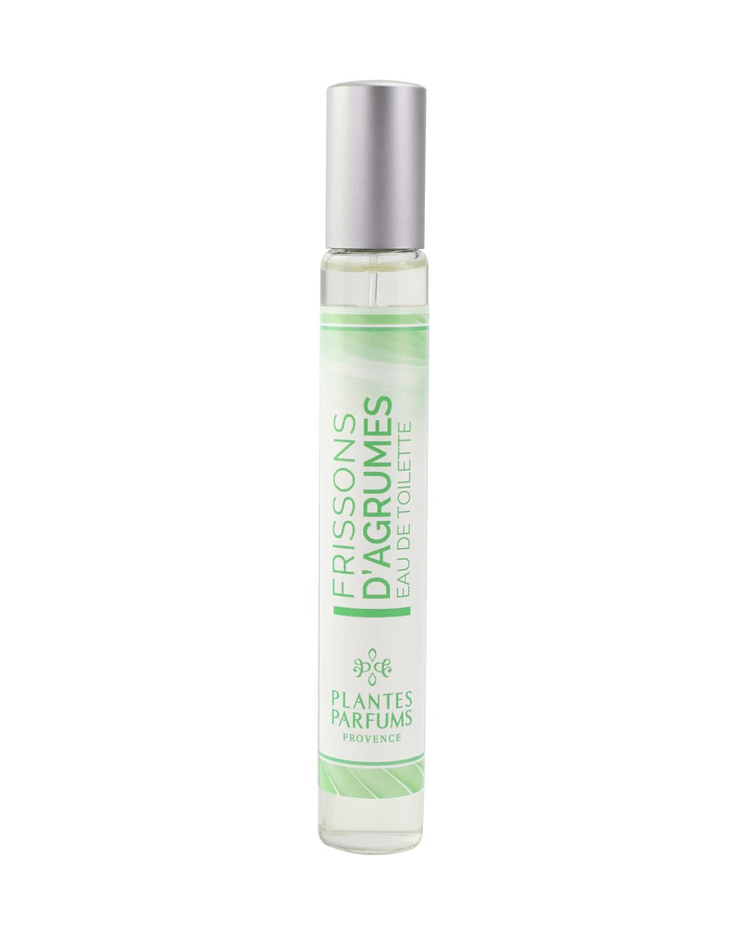 Eau de toilette format voyage vaporisateur 30 ml, fragrance Frissons d'Agrumes de Plantes & Parfums au parfum de Grasse.