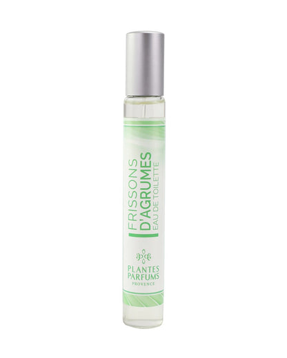 Eau de toilette format voyage vaporisateur 30 ml, fragrance Frissons d'Agrumes de Plantes & Parfums au parfum de Grasse.