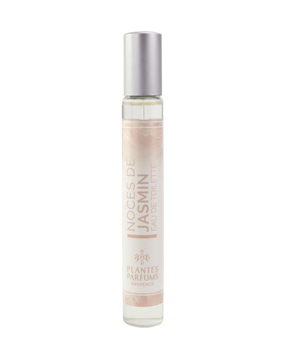 Eau de toilette format voyage vaporisateur 30 ml, fragrance Noce de Jasmin de Plantes & Parfums au parfum de Grasse.