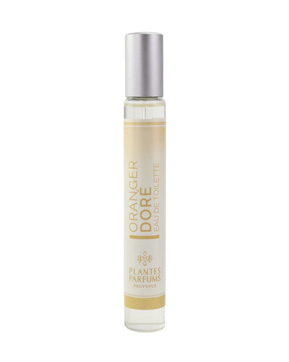 Eau de toilette format voyage vaporisateur 30 ml, fragrance Oranger Doré de Plantes & Parfums au parfum de Grasse.