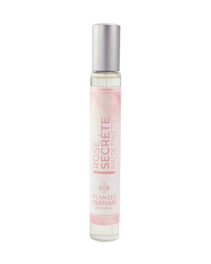 Eau de toilette format voyage vaporisateur 30 ml, fragrance Rose Secrète de Plantes & Parfums au parfum de Grasse.