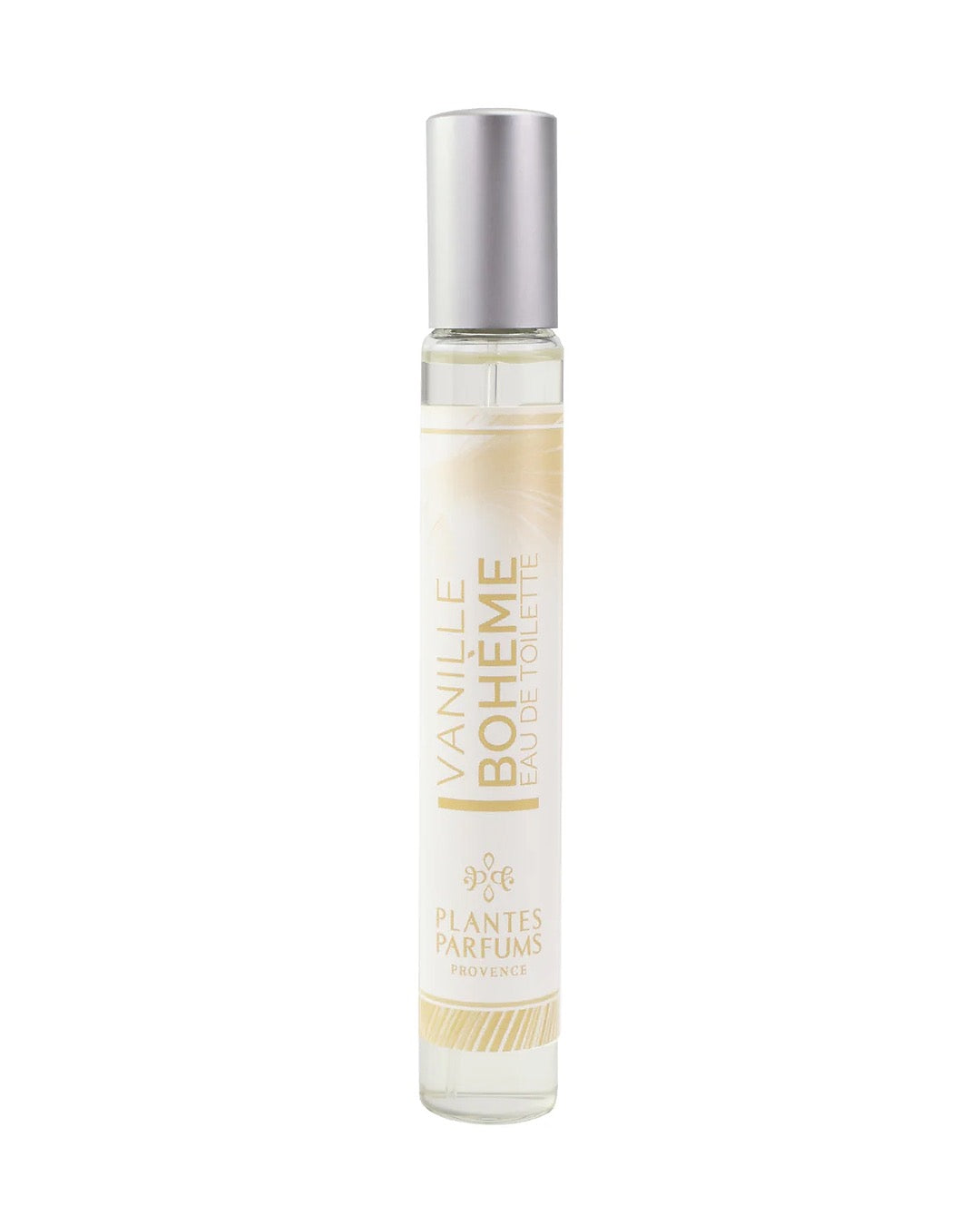 Eau de toilette format voyage vaporisateur 30 ml, fragrance Vanille Bohème de Plantes & Parfums au parfum de Grasse.