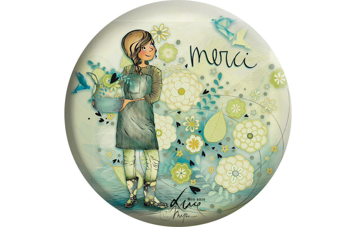 Magnet Mon amie Luce “Merci”