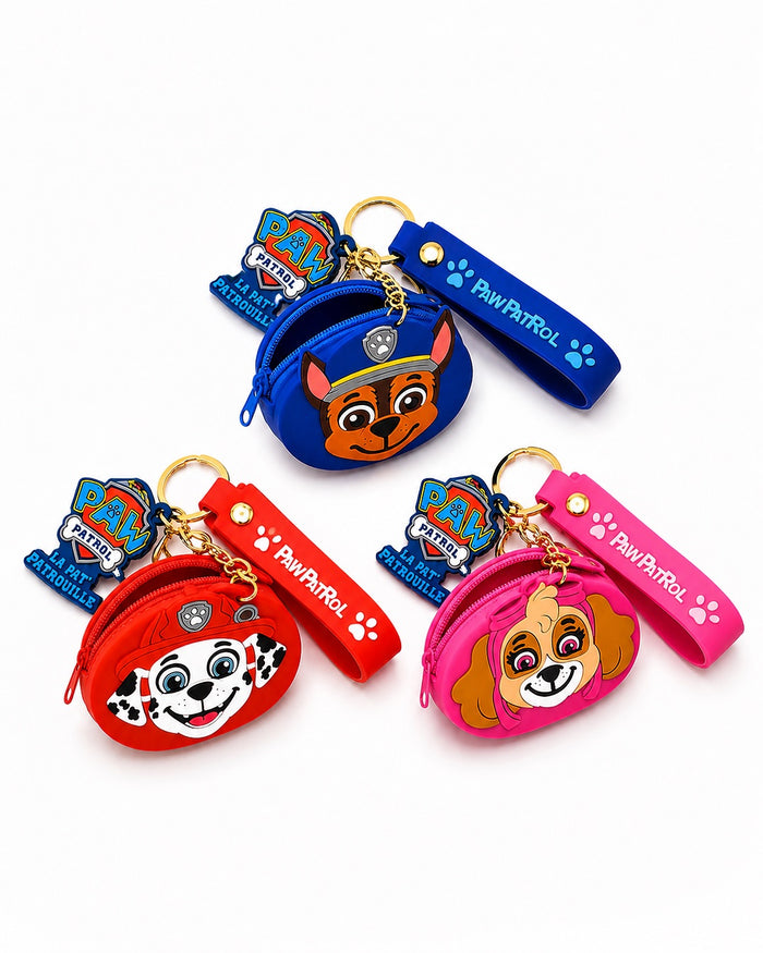 Porte-monnaie & Porte-clés silicone - La Pat' Patrouille