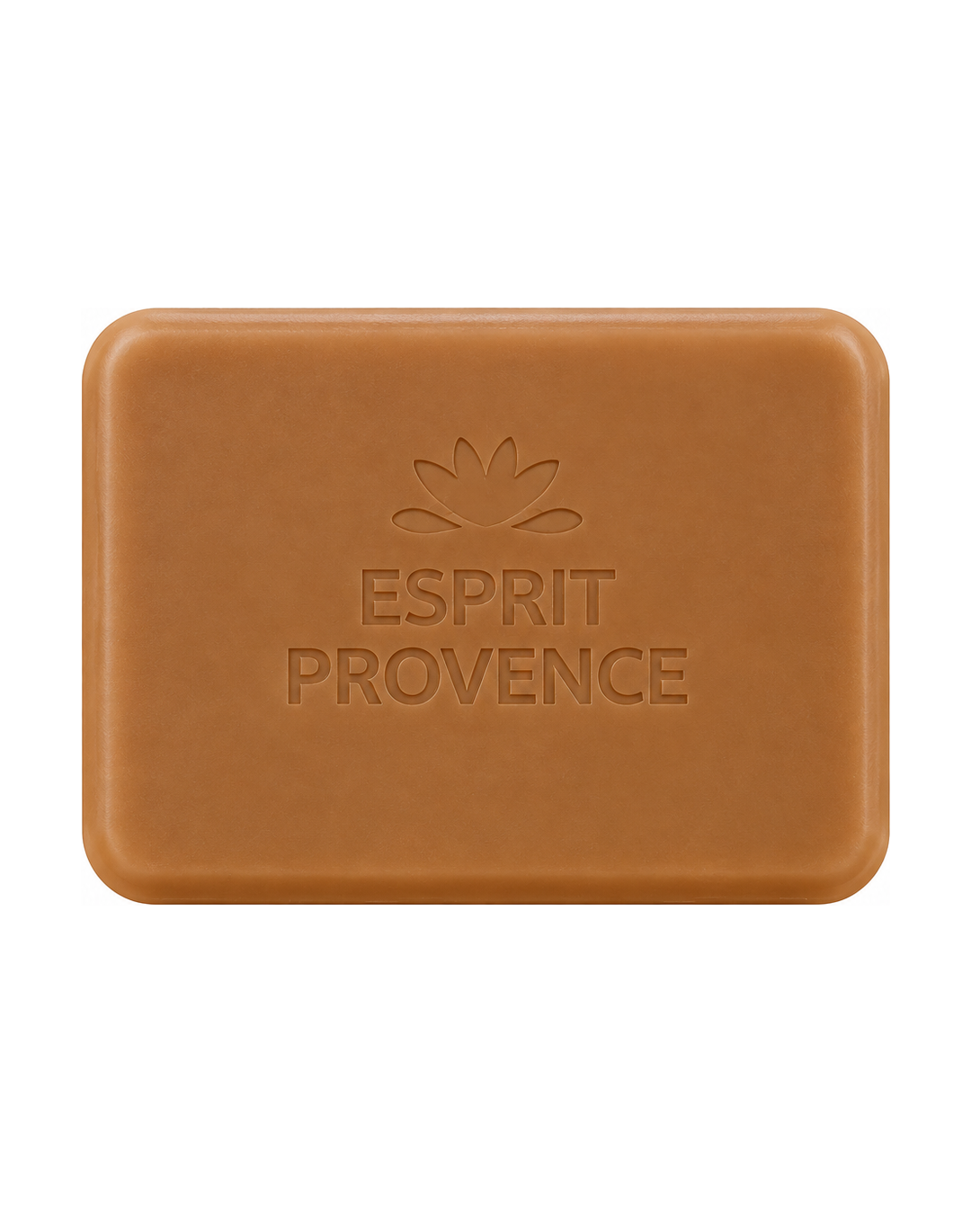 Savon à l’huile d’Amande douce de Provence 140 g, au parfum de Vanille, signé Esprit Provence et enrichi en beurre de karité BIO.Sans emballage.