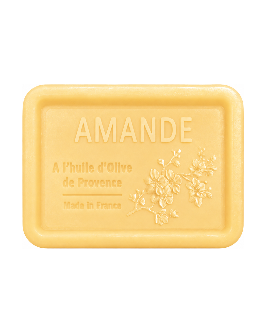 Savon à l’huile d’olive de Provence 120 g, au parfum d’Amande, signé Esprit Provence et enrichi en huile d’amande douce ainsi qu’en beurre de karité bio.