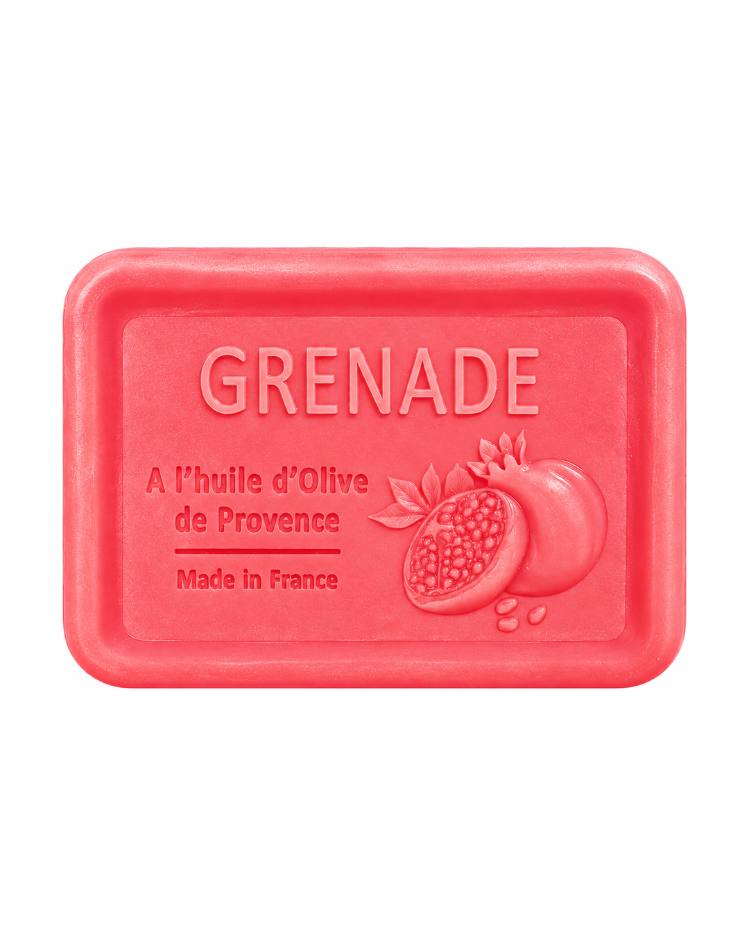 Savon à l’huile d’olive de Provence 120 g, au parfum de Grenade, signé Esprit Provence et enrichi en huile d’amande douce ainsi qu’en beurre de karité bio.