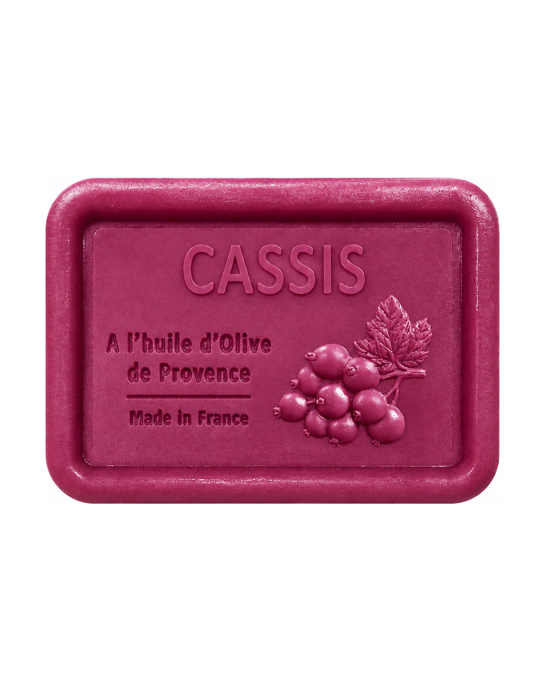 Savon à l’huile d’olive de Provence 120 g, au parfum de Cassis, signé Esprit Provence et enrichi en huile d’amande douce ainsi qu’en beurre de karité bio.