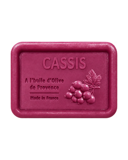 Savon à l’huile d’olive de Provence 120 g, au parfum de Cassis, signé Esprit Provence et enrichi en huile d’amande douce ainsi qu’en beurre de karité bio.