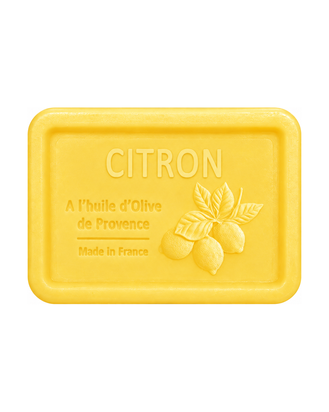 Savon à l’huile d’olive de Provence 120 g, au parfum de Citron, signé Esprit Provence et enrichi en huile d’amande douce ainsi qu’en beurre de karité bio.