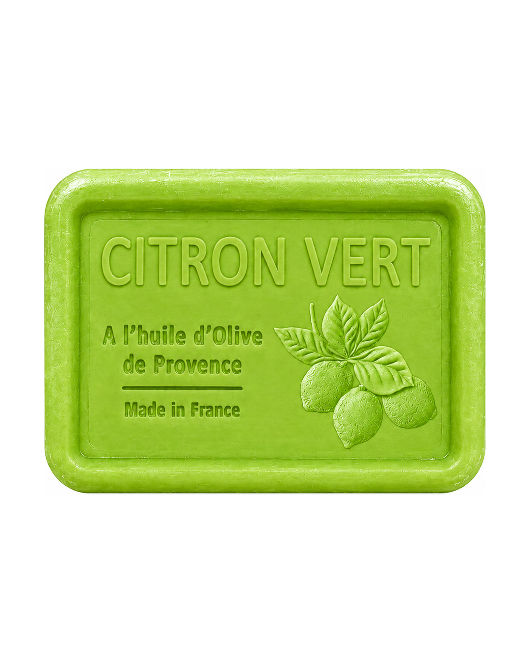 Savon à l’huile d’olive de Provence 120 g, au parfum de Citron Vert, signé Esprit Provence et enrichi en huile d’amande douce ainsi qu’en beurre de karité bio.