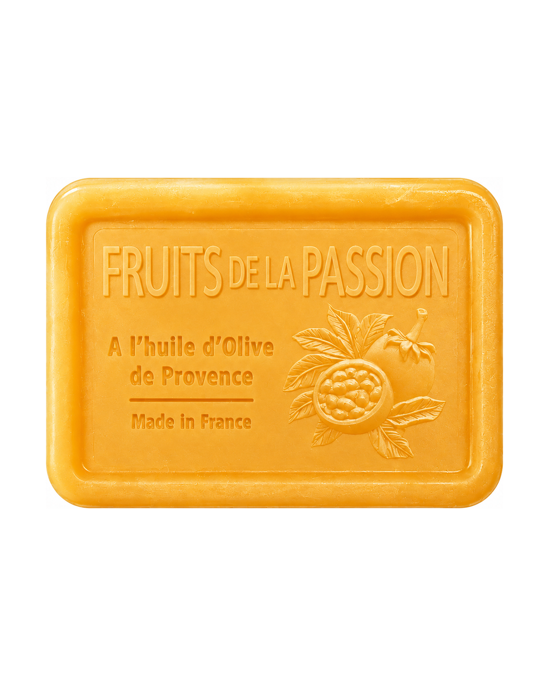 Savon à l’huile d’olive de Provence 120 g, au parfum aux Fruits de la Passiond’Amande, signé Esprit Provence et enrichi en huile d’amande douce ainsi qu’en beurre de karité bio.