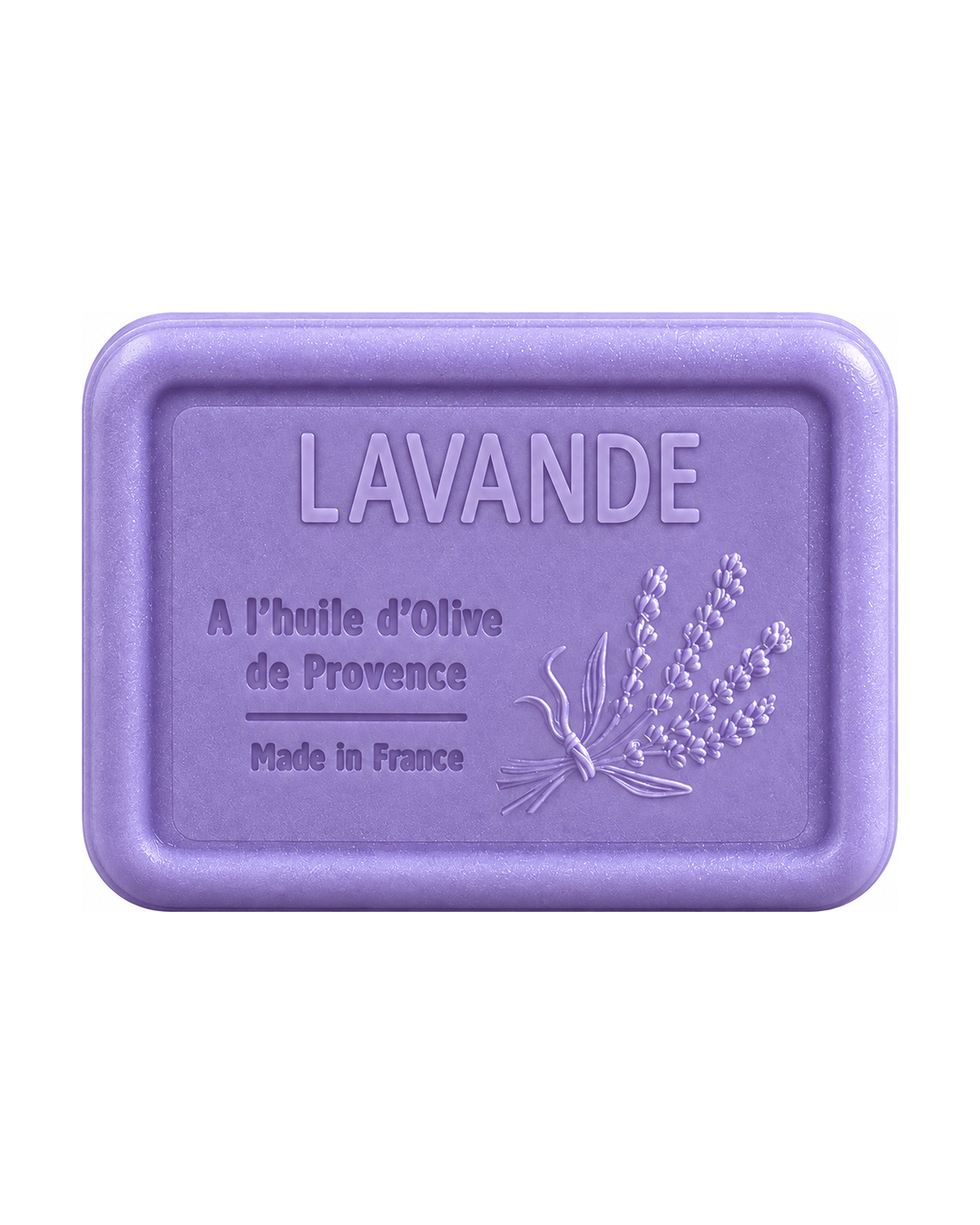 Savon à l’huile d’olive de Provence 120 g, au parfum de Lavande, signé Esprit Provence et enrichi en huile d’amande douce ainsi qu’en beurre de karité bio.