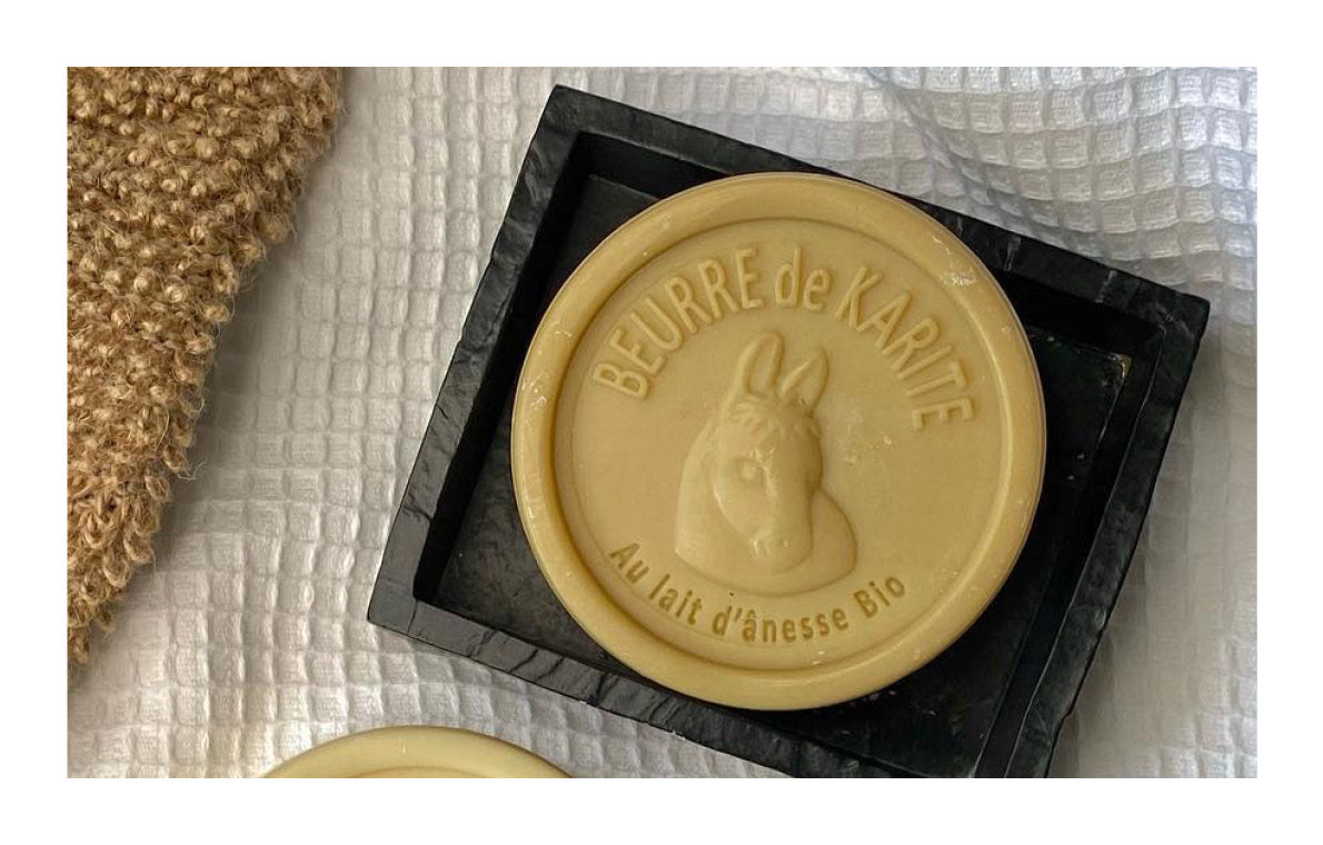 Savon 100 g au lait d'ânesse Bio - Beurre de Karité Bio